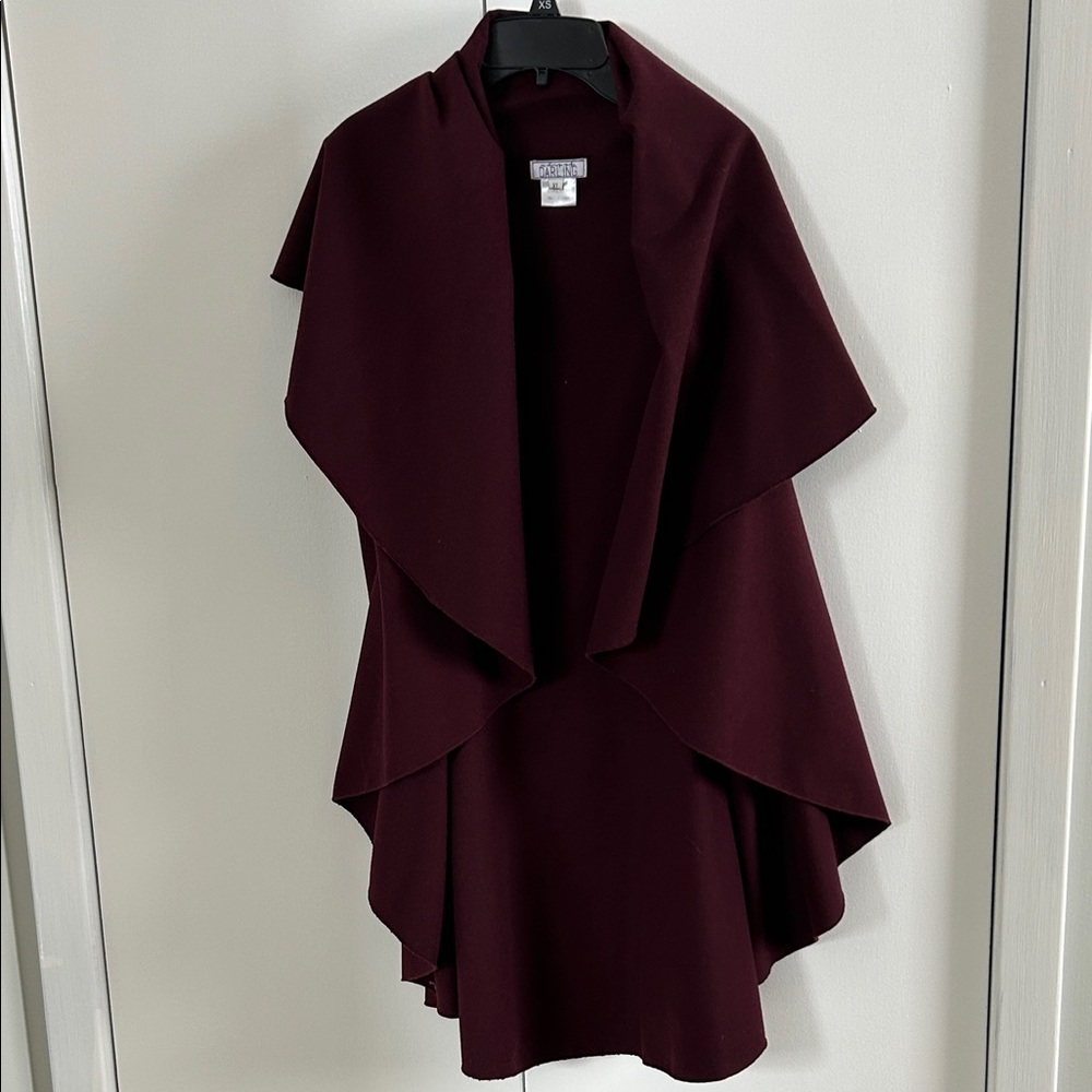 Elegant Burgundy Women's Vest